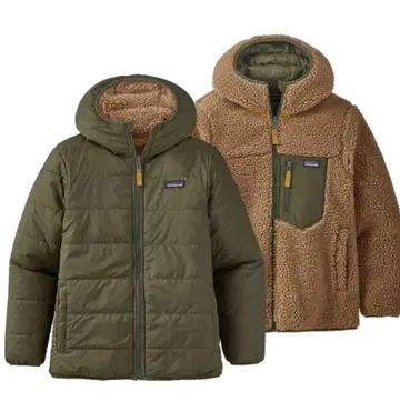 PATAGONIA 파타고니아 키즈 리버서블 레이디 후디 XL