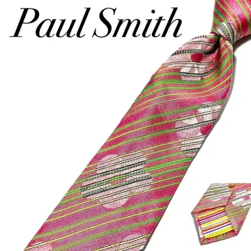 3876 폴스미스 넥타이 레지멘탈 꽃무늬