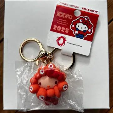 최애 컬러 미야쿠미야쿠 산리오 키티 키링 만박 EXPO2025