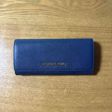 MICHAEL KORS 네이비 장지갑