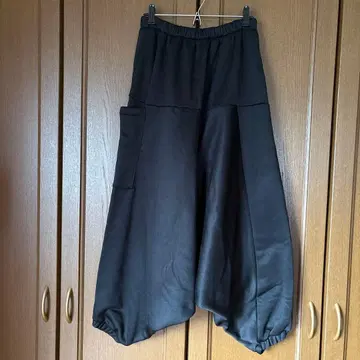 사루엘 팬츠 속기모 블랙