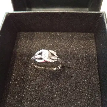 GSTV 플라티나 950 다이아몬드 프리 반지