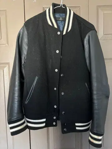 BEAUTY&YOUTH 바시티 자켓 블랙 L 사이즈