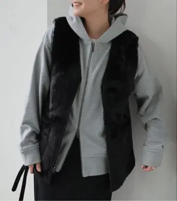 JOURNAL STANDARD 페이크 무스탕 리버서블 베스트