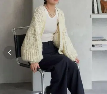 FREAK'S STORE 니트 가디건 화이트