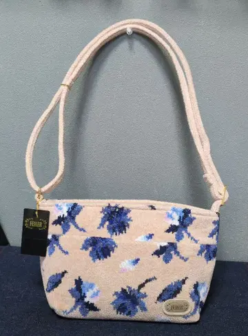 택 포함 새상품 페이 FEILER 꽃무늬 숄더백 살몬 핑크