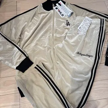 Los Angeles Dodgers 저리 세트 벨로아 아이보리 M