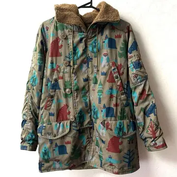 네넷 그림책 작가 츠페라 츠페라 씨와의 콜라보 모리노나카 코트 M