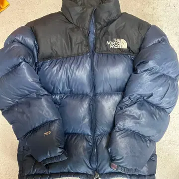 THE NORTH FACE 눕시 다운 90 사이즈 네이비/블랙