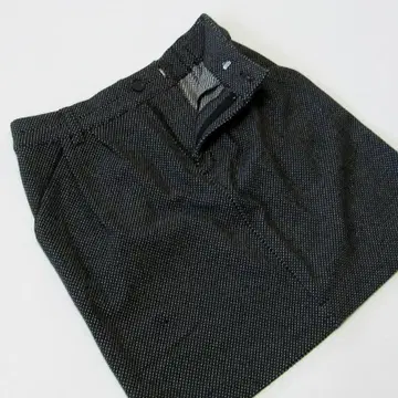 힐 크릭 골프 도트 무늬 사다리꼴 스커트 사이즈 38