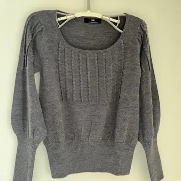 VIVAYOU 그레이 니트 스웨터