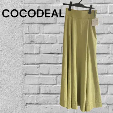 COCODEAL 코코딜 배색 스티치 플레어 스커트 2 미사용 새상품