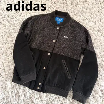 adidas 오리지널 울 혼방 아우터 블랙 바이컬러 투톤