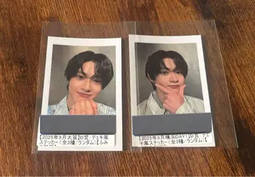 BUDDiiS FUMINORI 오가와 후미노리 폴라로이드풍 스티커