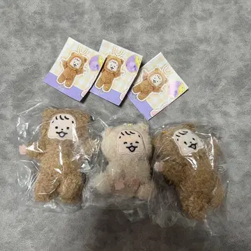 복슬복슬 아기 봉제 인형 3개 세트