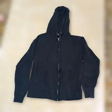 블랙 집업 후드티