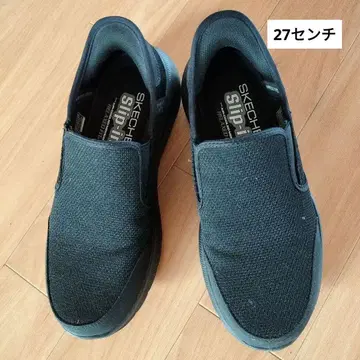 SKECHERS 슬립인스 블랙 스니커즈