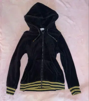 헤이세이 시크 스타일 구제 의류 y2k 플리스 금색 후드 후드티