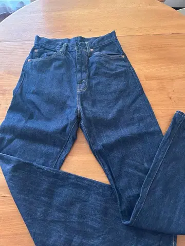 Levi's 501 다크 블루 스트레이트 데님 w28 새상품급