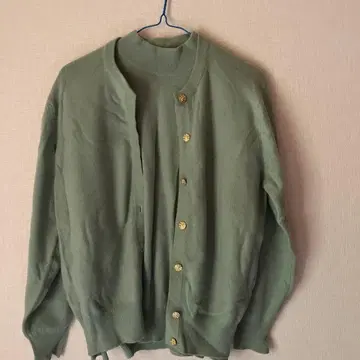 민트 그린 가디건 세트