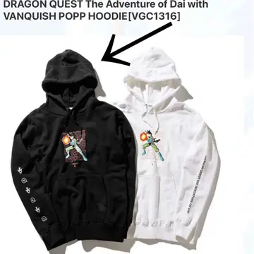 드래곤 퀘스트 다이의 대모험 VANQUISH 콜라보 후드티 팝