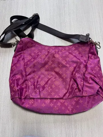 russet 보라색 숄더백