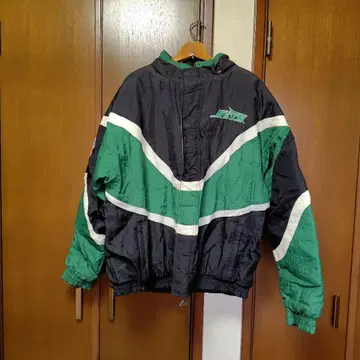 NFL 뉴욕 제츠 나일론 자켓 90's APEXONE 제 후드 없음