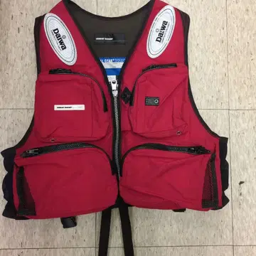 다이와 구명 조끼 빨간색 그레이트뱅크 140