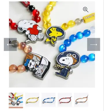 스누피 우드스탁 비즈 스트랩