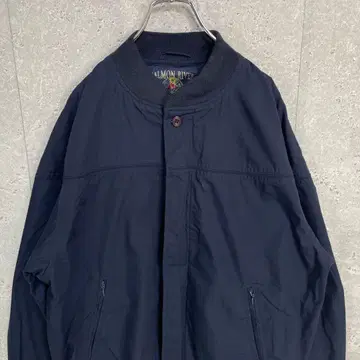 SALMON RIVER 더비 자켓 블루종 네이비 구제 의류 M