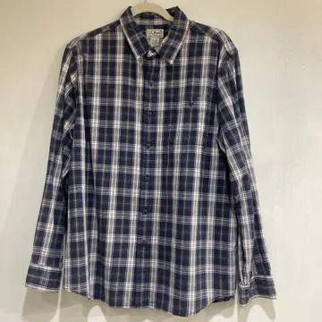 L.L.Bean 체크 무늬 긴팔 셔츠 XL
