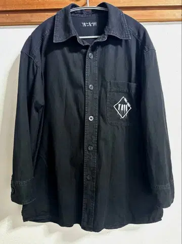 Travas Tokyo 테디베어 프린트 블랙 셔츠 프리 사이즈