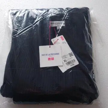 새상품 INES DE LA FRESSANGE 3D 니트 원피스 XL 블랙