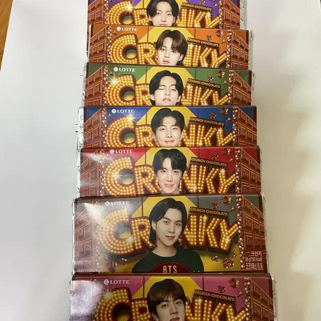 방탄소년단 크런키 초콜렛 BTS CRUNKY