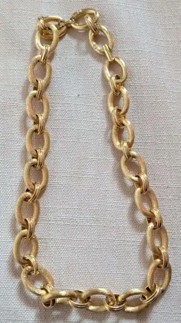 골드 도금 체인 목걸이