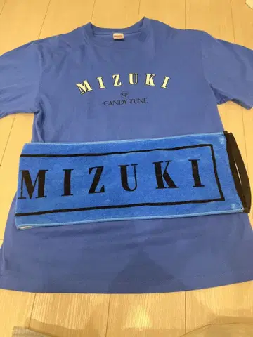 candytune 키리하라 미즈키 티셔츠 타월 세트