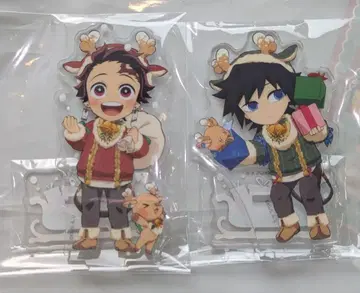 귀멸의 칼날 크리스마스 아크릴 스탠드 기유 탄지로