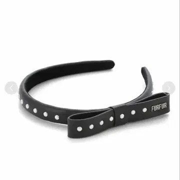 FURFUR 스터드 리본 머리띠