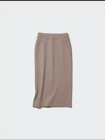 S 드라이 맨투맨 내로우 맥시 스커트