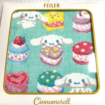 새상품 페이러 산리오 시나모롤 마카롱 FEILER 손수건