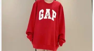 GAP 빨간색 맨투맨
