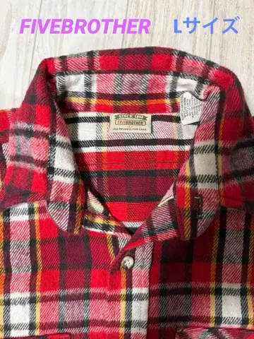 FIVEBROTHER 플란넬 셔츠 파이브브라더