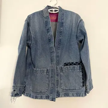 새상품급 UNITED ARROWS & SONS 사문 데님 자켓 XS