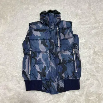 AKM LIMONTA CAMO FLIGHT 다운 베스트 S