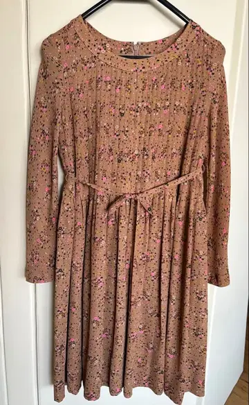 orla kiely 꽃무늬 긴팔 원피스