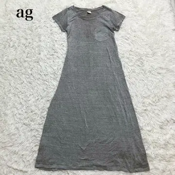 ag 티셔츠 원피스 반팔 플레어 A라인 체형 커버 캐주얼 무지