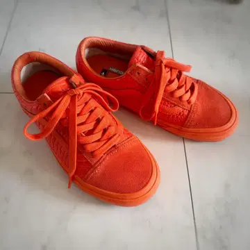 레어 vans vault 일본 미발매 오렌지 22cm