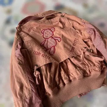 Ketty 테디베어 제켄 자수 블루종 MA1