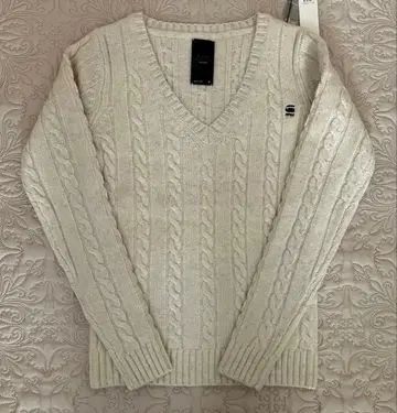 새상품 택 포함 G-STAR RAW 지스타로우 케이블 니트 S