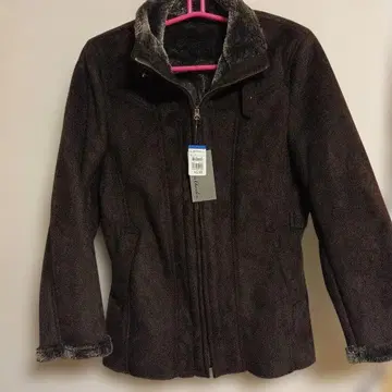 다크 브라운 플리스 라이크 자켓